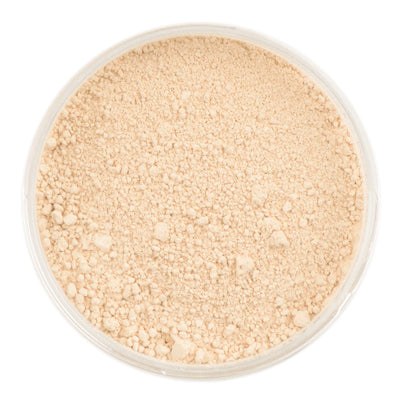 Natural Mineral Makeup in shade Light. Loose Foundation Setting Powder, Vegan Cruelty Free Healthy Cosmetics