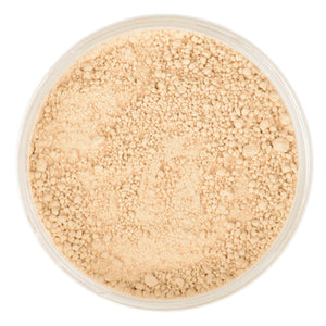 Natural Mineral Makeup in shade Golden Fair. Loose Foundation Setting Powder, Vegan Cruelty Free Healthy Cosmetics